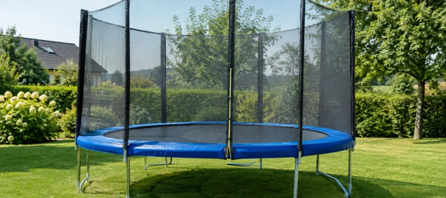 Gartentrampolin kaufen: Modelle, Groessen und Ausstattung fuer den Garten